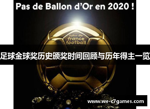 足球金球奖历史颁奖时间回顾与历年得主一览