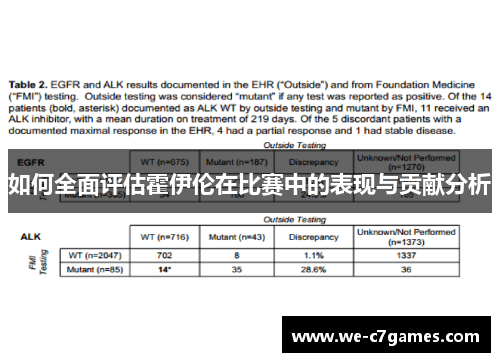 如何全面评估霍伊伦在比赛中的表现与贡献分析