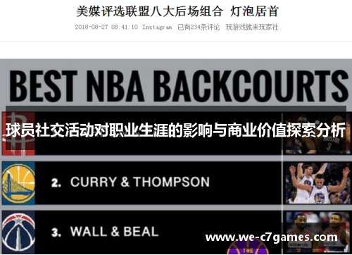 球员社交活动对职业生涯的影响与商业价值探索分析